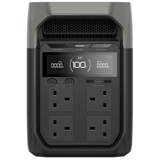 EcoFlow Delta 3 Plus Portable Power Station 1024Wh capacity 1800W - delivered by Taw9eel within 2 Business Days