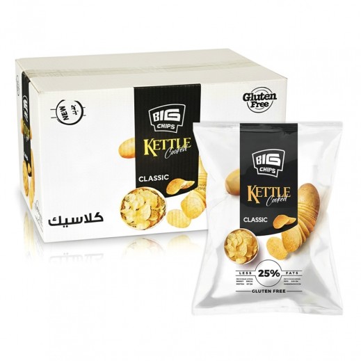 Big Chips Kettle Cooked Classic Gluten Free Classic 10 × 110 g