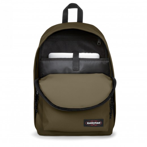 Eastpak Out Of Office Medium Backpack with Laptop Sleeve 17 inch - Olive Green