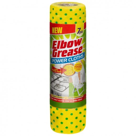 Elbow Grease Power Cloths 7 Pieces - delivered by Taw9eel Fast