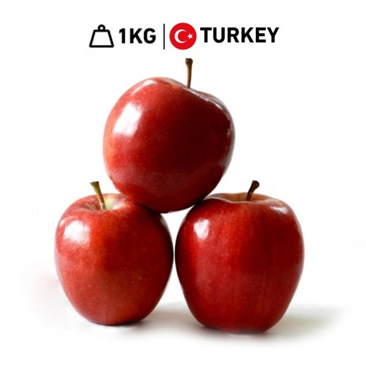 Fresh Turkish Red Apple (1 kg Approx) - delivered by Taw9eel Fast