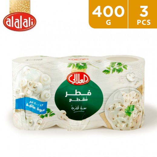 Al Alali Sliced Mushrooms 3 x 400 g - delivered by Taw9eel Fast