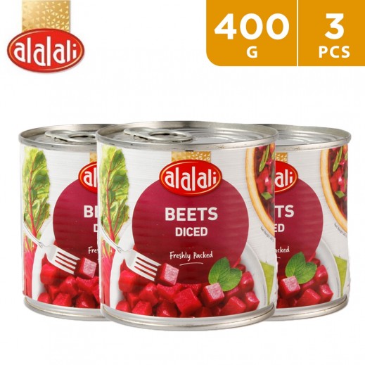 Al Alali Diced Beets (3 x 400 g) - delivered by Taw9eel Fast