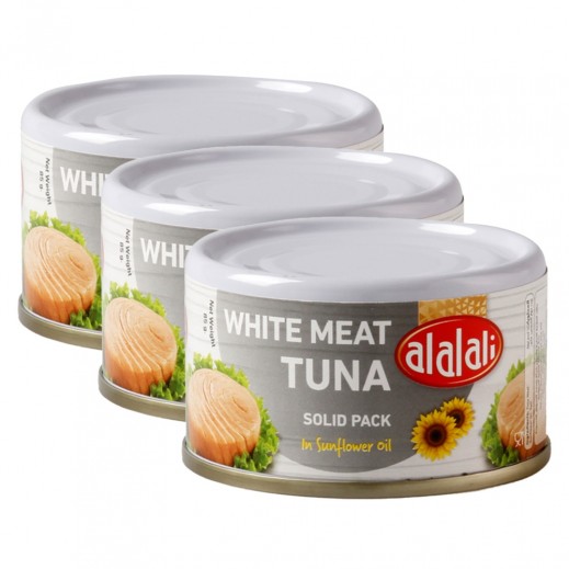 Al Alali White Meat Tuna In Sunflower Oil 3 x 170 g - delivered by Taw9eel Fast