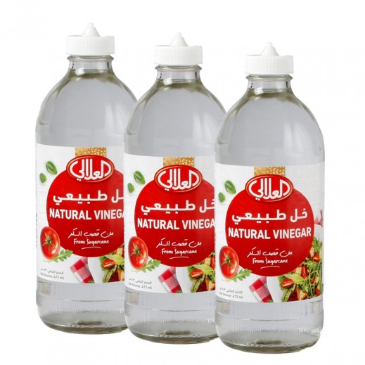 Al Alali Vinegar 3 x 473 ml - delivered by Taw9eel Fast