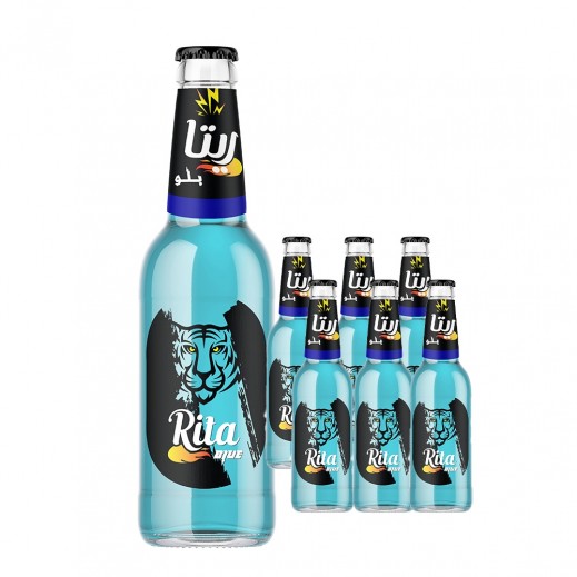 Rita Blue Bottle Soft Drink 6 x 275 ml