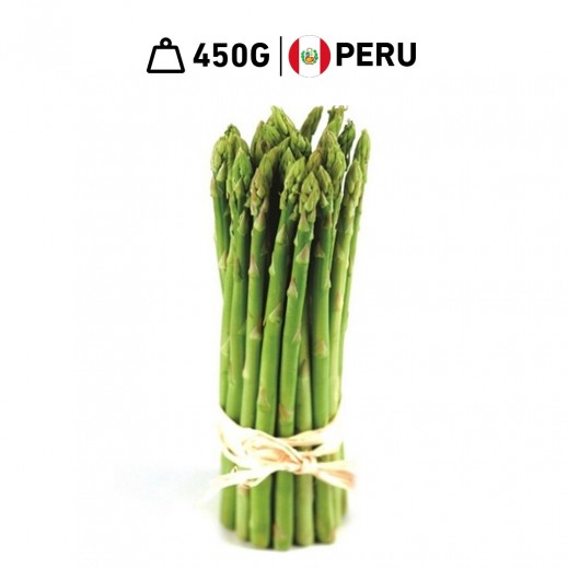 Fresh Peruvian Asparagus Green XL (450 g Approx) - delivered by Taw9eel Fast