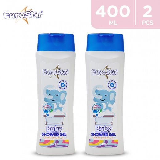 EuroStar High Moisturizing Baby Shower Gel 2 x 400 ml - delivered by Taw9eel Fast