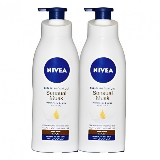 Nivea Sensual Musk Body Lotion 2 x 400ml