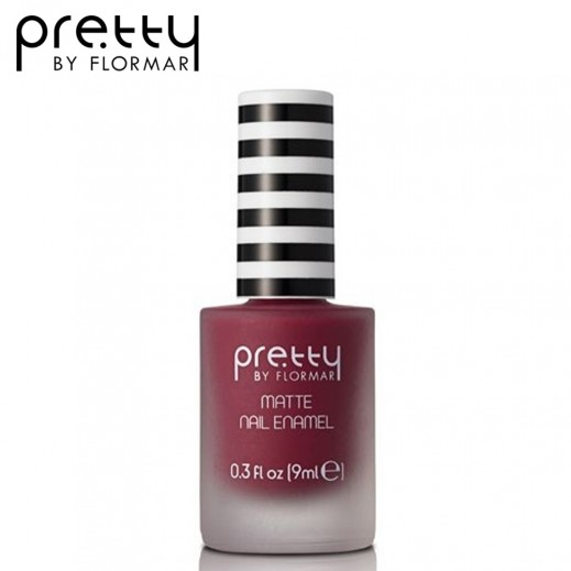 Pretty By Flormar Matte Nail Enamel Cherry 004