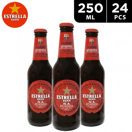Buy Estrella Non Alcoholic Damm Barcelona Beer Bottle 24 x 250 ml