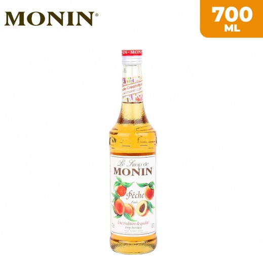 Monin Peach Syrup 700 ml - delivered by Taw9eel Fast
