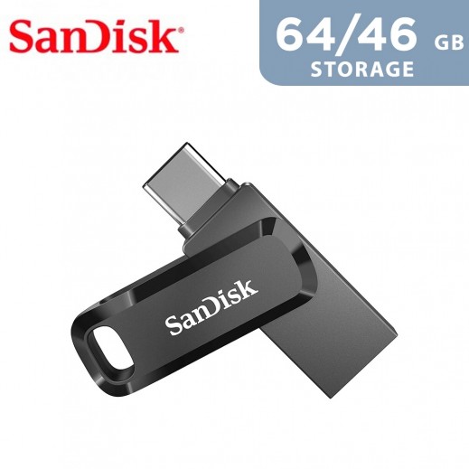 SanDisk Ultra Dual Drive Go USB 64GB Flash Drive - delivered by Taw9eel Fast