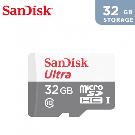SanDisk Ultra 32GB MicroSDHC 100MB/s - delivered by Taw9eel Fast