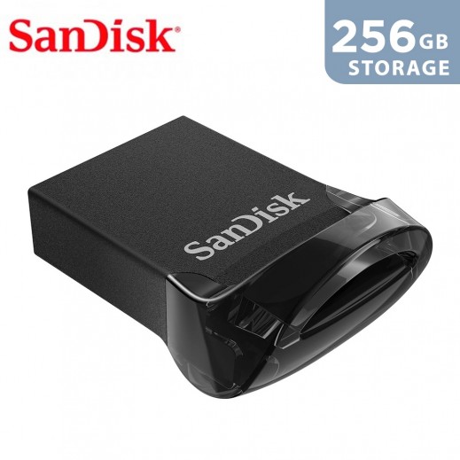 SanDisk 256GB Ultra Fit USB 3.1 Flash Drive - delivered by Taw9eel Fast
