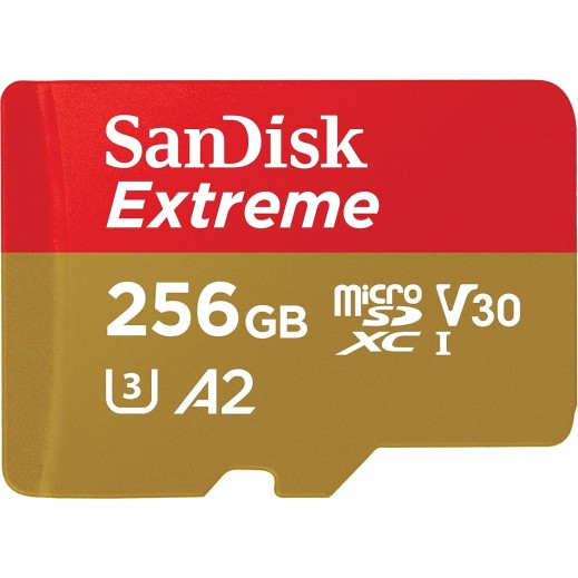 SanDisk Extreme microSD UHS Card 256GB - delivered by Taw9eel Fast