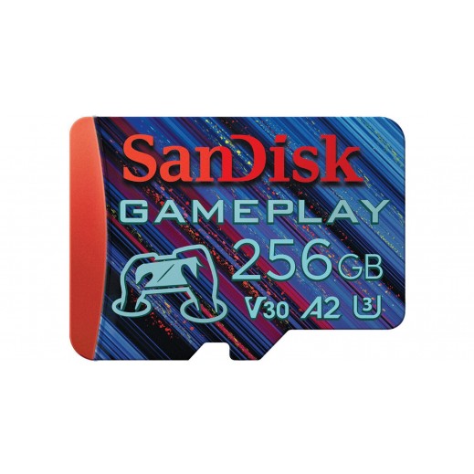 SanDisk Gameplay microSD 256GB for Mobile and Handheld Console Gaming  - delivered by Taw9eel Fast
