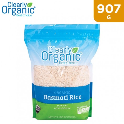 Buy Clearly Organic Basmati Rice 907 g توصيل