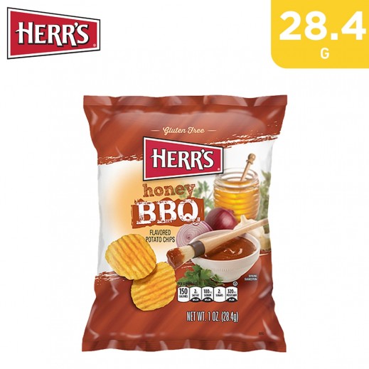 Buy Herr's Honey BBQ Flavored Potato Chips 28.4 g | توصيل Taw9eel.com
