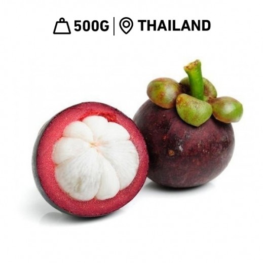 Fresh Thai Mangosteen (500 g Approx.) - delivered by Taw9eel Fast
