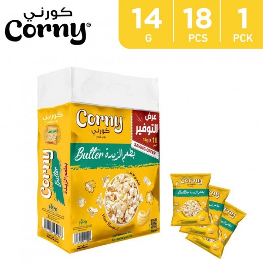Corny Butter Popcorn 18 x 14 g - delivered by Taw9eel Fast