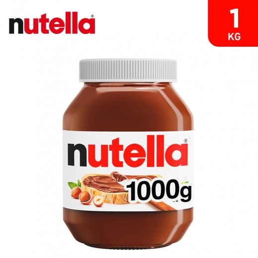 Nutella Hazelnut Chocolate Breakfast Spread Jar 1kg - delivered by Taw9eel Fast