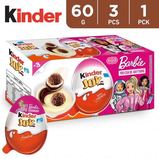 Kinder Joy Girl Cocoa & Milk Cream Egg with Toy 60g - delivered by Taw9eel Fast