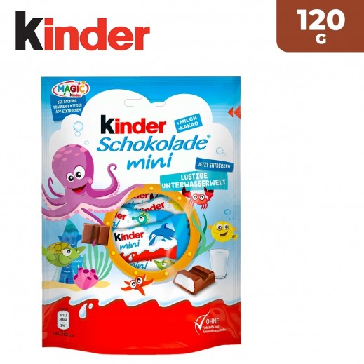 Kinder Chocolate Mini Milk Chocolate Bars With Milky Filling - 20 Pieces120g - delivered by Taw9eel Fast