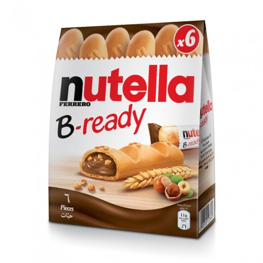 Ferrero Nutella B-Ready Chocolate 6 x 22 g - delivered by Taw9eel Fast
