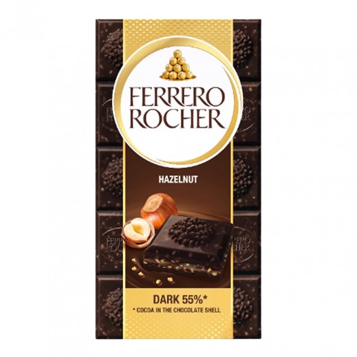 Ferrero Rocher Dark Chocolate 90 g - delivered by Taw9eel Fast