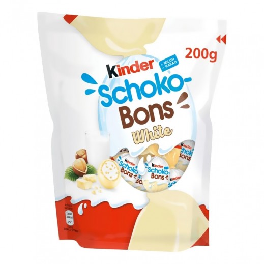 Kinder Schoko Bons White Chocolate 200 g - delivered by Taw9eel Fast