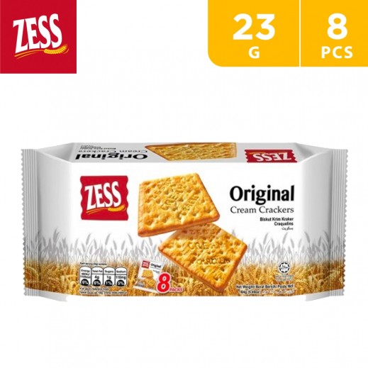 Zess Original Cream Cracker Biscuits 8 x 23 g - delivered by Taw9eel Fast