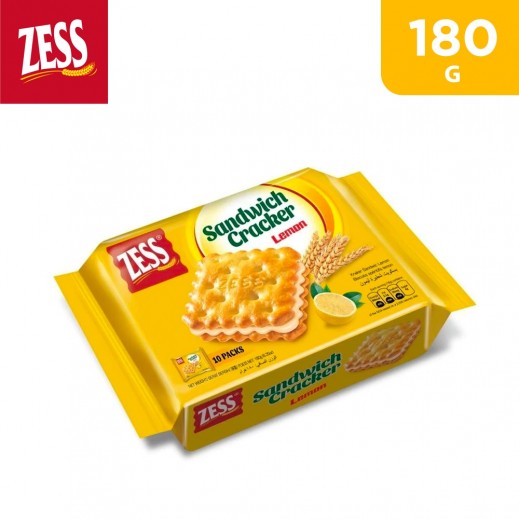 Zess Lemon Sandwich Crackers 180 g - delivered by Taw9eel Fast