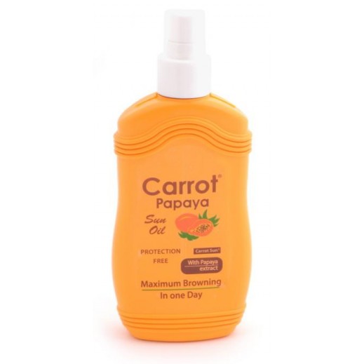 Carrot Papaya Sun-Tanning Oil 200 ml - delivered by Taw9eel Fast