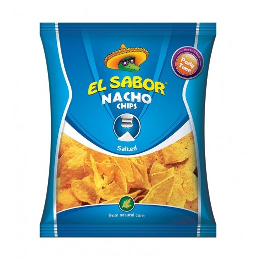El Sabor Salted Nacho Chips 225 g
