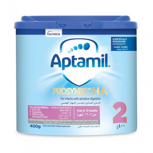 Aptamil Prosyneo HA Stage 2 Infant Formula 6-12 Months 400 g - delivered by Taw9eel Fast