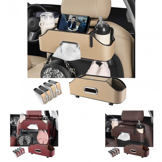Multifunctional Car Back Seat Tissue Storage Box
