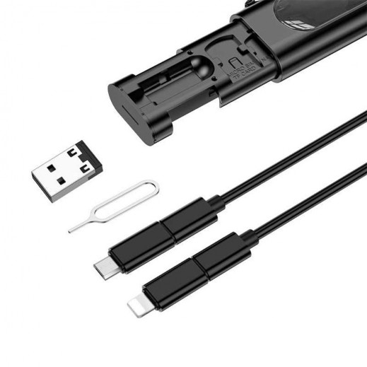 Buy Yesido 5in1 Multifunction Cable Storage Box -Black | توصيل Taw9eel.com