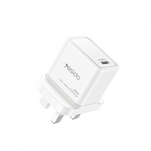 Yesido 20W PD GAN Home Charger -White