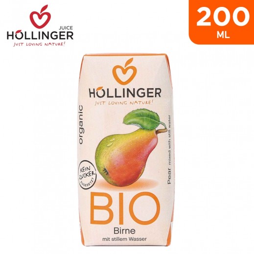 Hollinger Organic Bio Pear Drink 200 ml - delivered by Taw9eel Fast