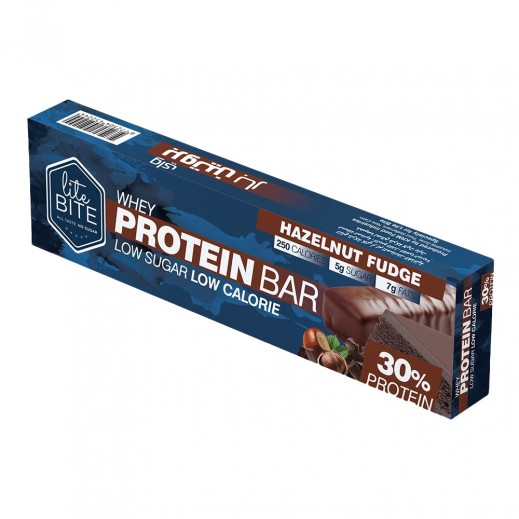 Lite Bite 30% Whey Protein Hazelnut Fudge Bar 70 g - delivered by Taw9eel Fast