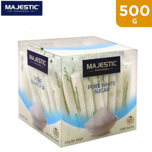 Majestic Pure White Cane Sugar Sticks 500 g