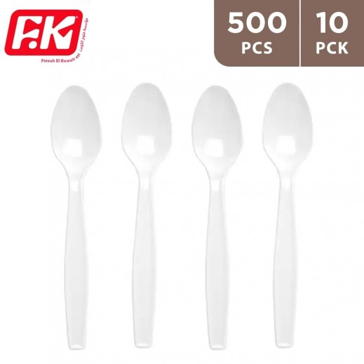 Plastic Jumbo Spoon 10 x 50 Pieces