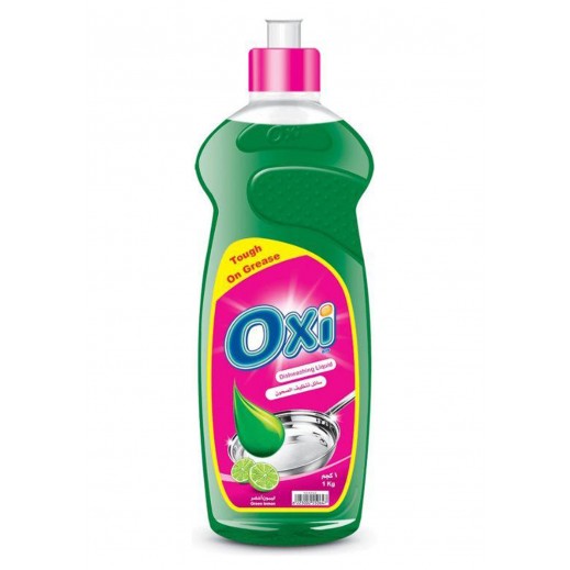 Oxi Brite Dishwashing Liquid Green Lemon 1 liter