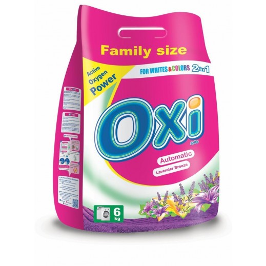 Oxi Brite Automatic Powder Detergent With Lavender Breeze 6 Kg - delivered by Taw9eel Fast