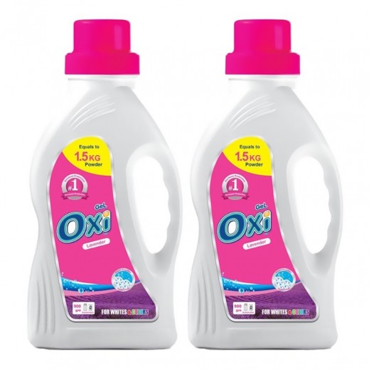 Oxi Lavender breeze Automatic Laundry Detergent Gel 2 × 900 g
