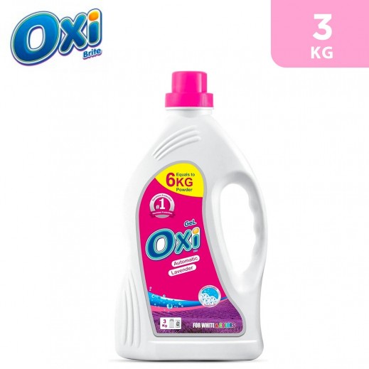 Oxi Lavender Breeze Automatic Laundry Detergent Gel 3 kg - delivered by Taw9eel Fast
