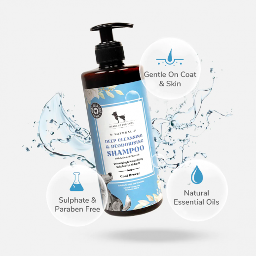 Buy HUFT Natural Deep Cleansing and Deodorising Shampoo for Dogs 500 ml
