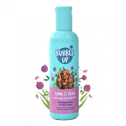 Bubble Up Long Coat Dog Shampoo Pomegranate & Aloevera 200 ml