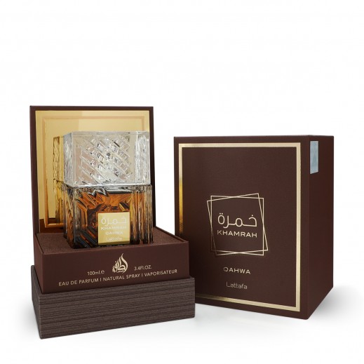 Lattafa Khamrah Qahwa EDP For Unisex 100 ML - delivered by Taw9eel Fast